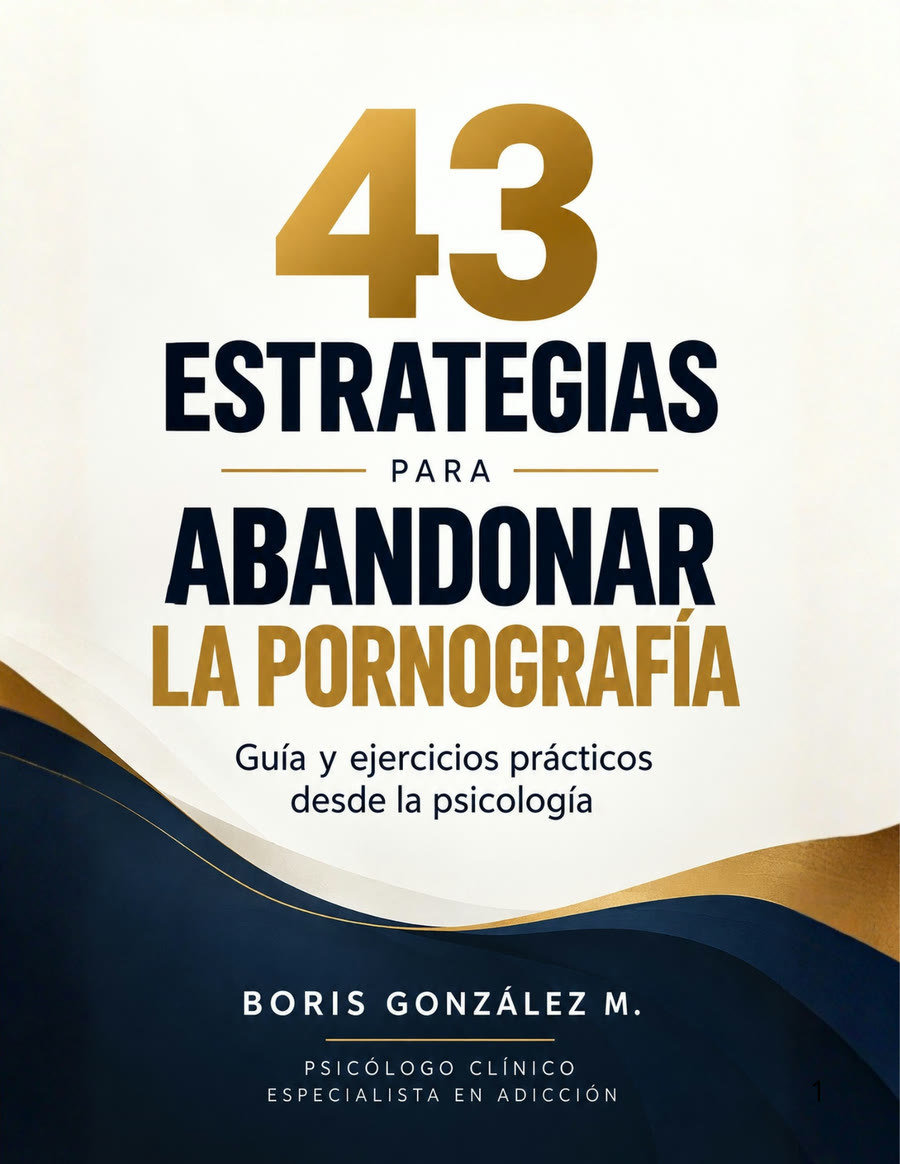 Portada de 43 estrategias para abandonar la pornografía, de Boris González M.